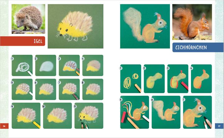 Produktbild Tiere malen mit Tafelkreide. Für Kinder ab 5 Jahren