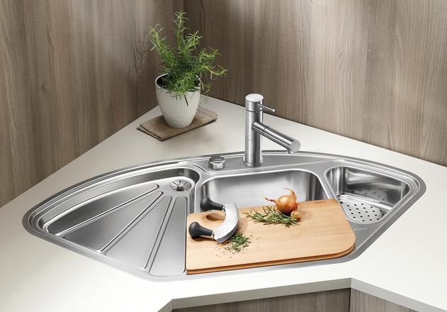 Actual product image Blanco Delta-IF (Fitted sink with draining board, 105.60 cm, 57.50 cm)