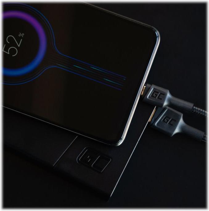 Produktbild GreenCell KABGC20 USB Kabel 1,2 m USB 2.0 USB A Micro-USB B Schwarz (1.20 m, USB 2.0)