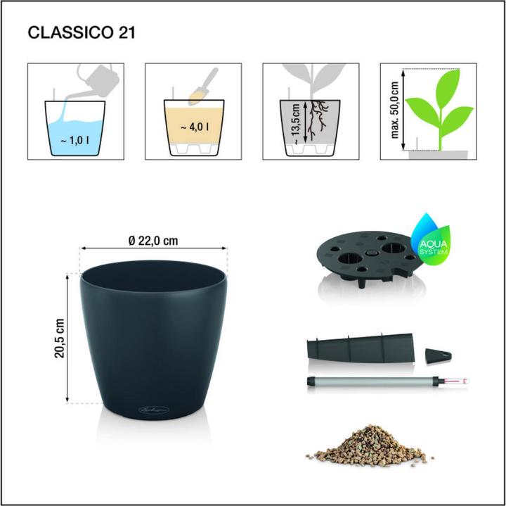 Image du produit Lechuza Classico Color (21.50 x 20.50 cm)