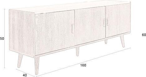Image du produit Dutchbone Buffet Arda (160 x 40 x 60 cm)