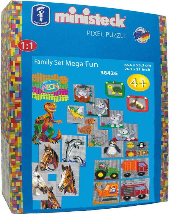 Actual product image Ministeck Family Set Mega Fun - XXL Box, 4000pcs.