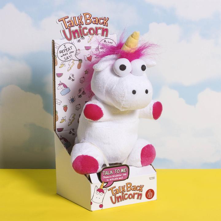 Produktbild Novelty Sprechendes Einhorn (20 cm)
