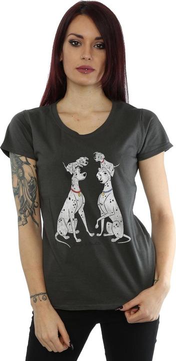 Immagine prodotto 101 Dalmatians Pongo And Perdita Maglietta Donna (XS)