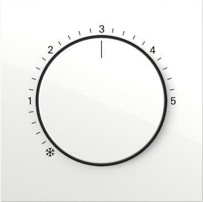 Gira Flächenschalter reinweiss 2706112 glänzend