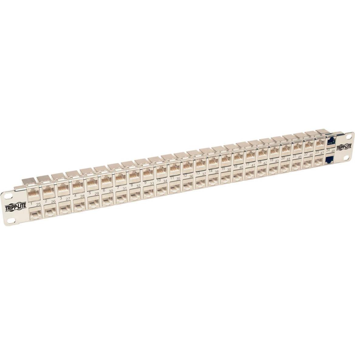 Thumbnail - Eaton 48-Port 1U Rack-Mount STP Shielded Cat6a Feedthrough Patch Panel RJ45 Ethernet TAA (USB 1.0), USB Kabel
