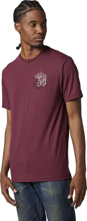 Actual product image Fox Tee 22 Caveaut Ss Tech Drk Mrn L (L)