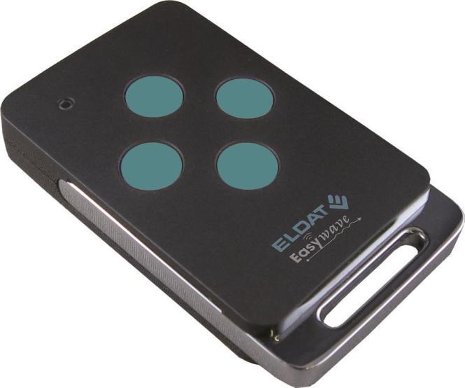 Image du produit Eldat Télécommande RT42E5004-01-21K Easywave 868 MHz 4-canaux sw/pince chro (Actionneur de chauffage)