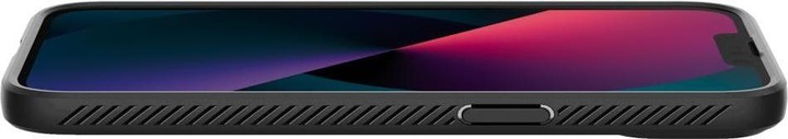 Actual product image Spigen ACS03519 Mobile Phone Protective Case 15.5 cm (6.1" ) Cover Black (Apple iPhone 13)