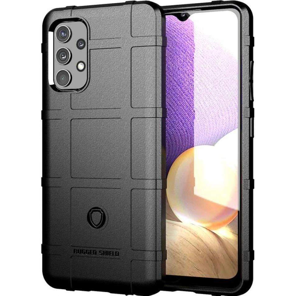 Screenguard Samsung Galaxy A32 4G Rugged Shield Hülle (Samsung Galaxy A32), Smartphone Hülle, Schwarz