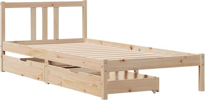 Produktbild vidaXL Bettrahmen (75 x 190 cm)