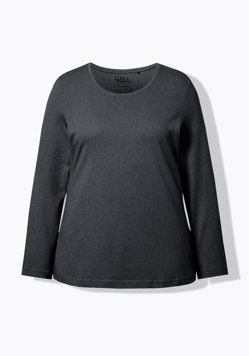 Produktbild Ulla Popken Shirt, Slim, Rundhalsausschnitt, Langarm (62)