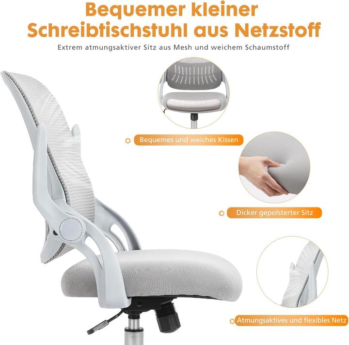 Actual product image Dumos Ergonomischer Bürostuhl mit Lendenwirbelstütze (45 - 55 cm)
