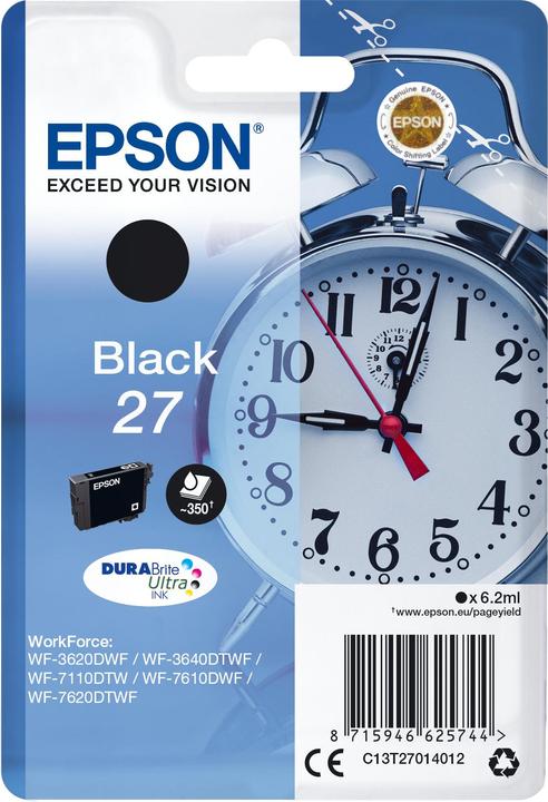 Produktbild Epson Ink/27 Alarm Clock BK SEC (BK)