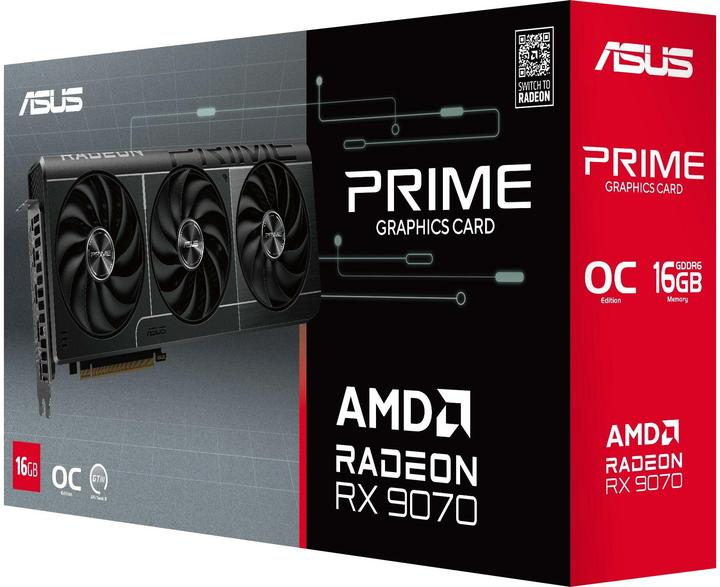 Actual product image ASUS Prime Radeon RX 9070 OC EVO (16 GB)