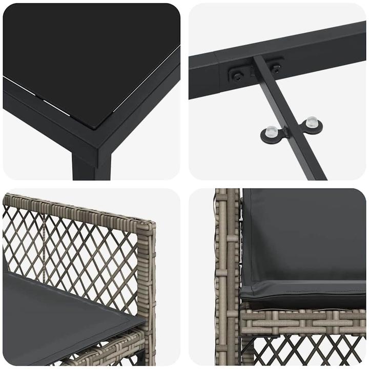 Produktbild vidaXL Outdoortisch-Set (80 x 80 x 73 cm)