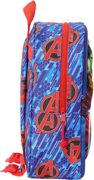 Productafbeelding The Avengers Kinderrucksack Rot Dunkelblau 22 X 27 X 10 Cm 3D
