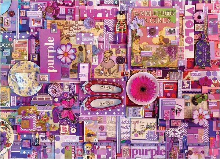 Actual product image Cobble Hill Violet 1000 parts (1000 pieces)