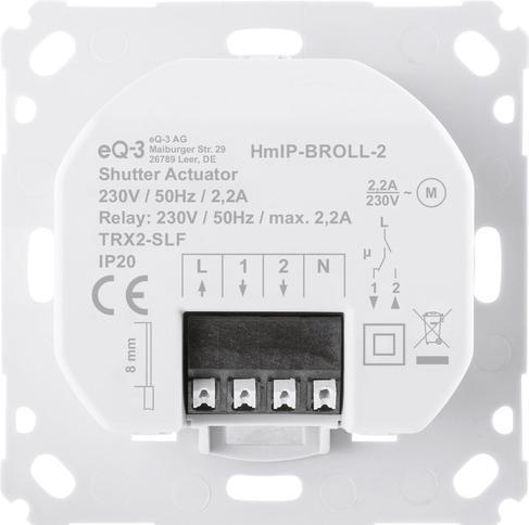 Produktbild Homematic IP Set Rolladenaktoren 3x BROLL-2 (Rolladenaktor)