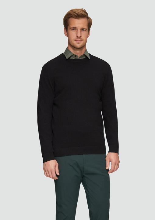 Produktbild s.Oliver Strickpullover Strickpullover aus Kaschmir (M)