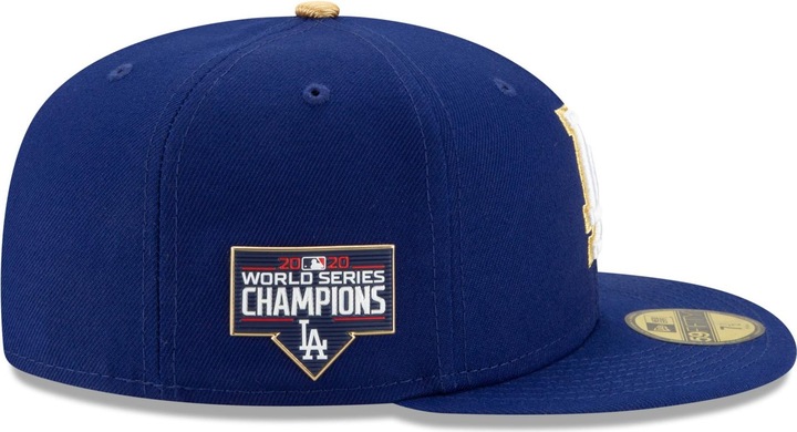 Actual product image New Era 59Fifty Fitted Cap - WORLD SERIES GOLD LA Dodgers (8)