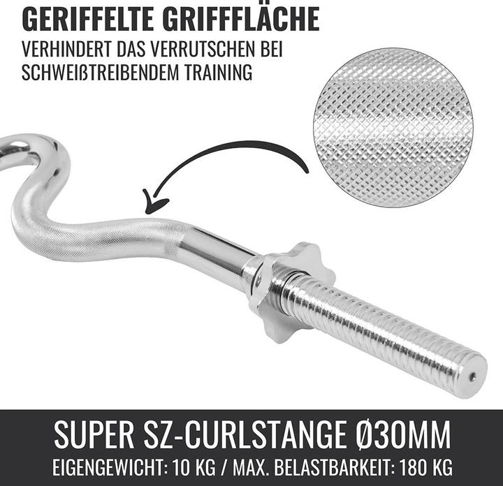 Produktbild Gorilla Sports Curlstange