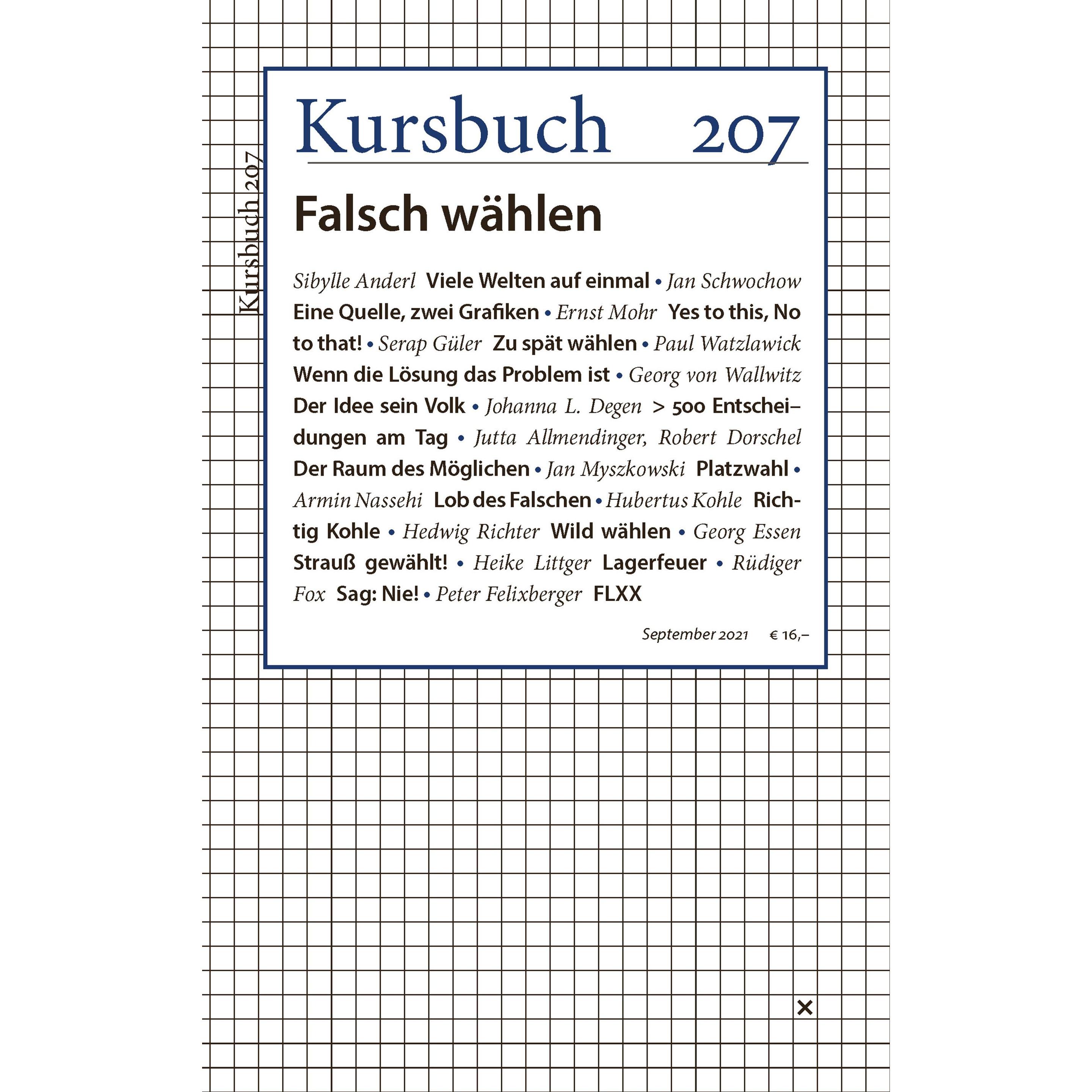 Kursbuch 207, Sachbücher von Peter Felixberger, Armin Nassehi