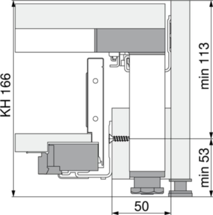 Immagine prodotto Blum SPACE STEP kit, Z95.4600, NL=460 m