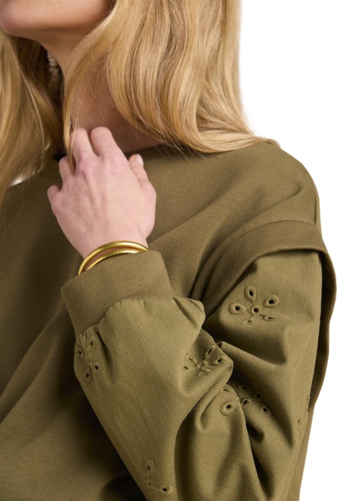 Produktbild Envie de Fraise Umstands-Sweatshirt mit Materialmix (40)
