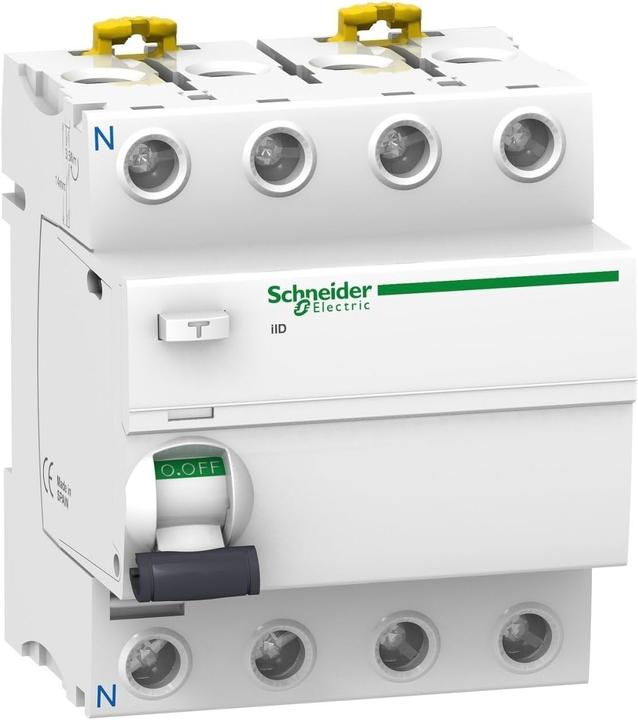 Actual product image Schneider Electric Acti9 iID - RCCB - 4P - 40A - 300mA - type AC