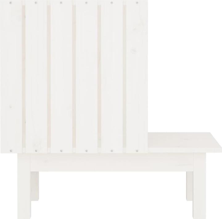 Produktbild vidaXL Katzenhaus (60 cm, Weiss)