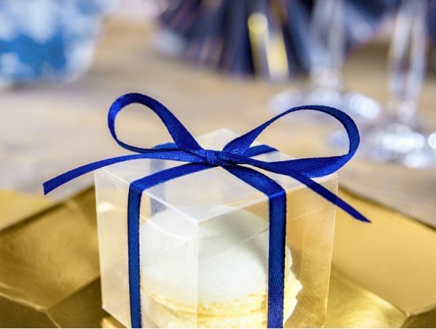 Produktbild Partydeco Satin Ribbon, navy blue, 6mm/25m (1 pc. / 25 lm) (1x)