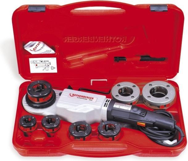 Produktbild Rothenberger Gewindeschneidmaschine SUPERTRONIC® 2000 Set, BSPT R 1/2-2 ″ 1010 W