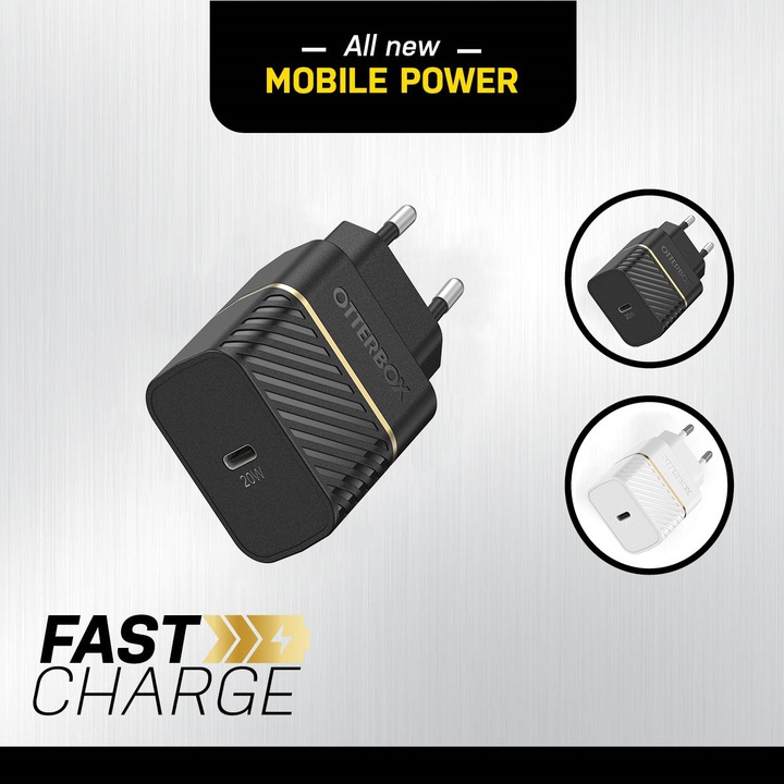 Actual product image OtterBox EU Fast Charge Wall Charger (20 W)