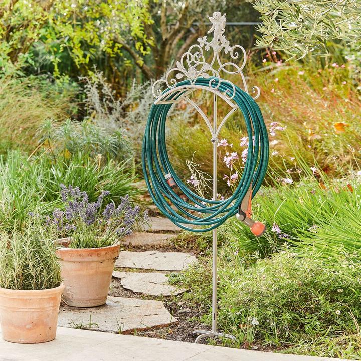 Actual product image Loberon Hose holder Chambellay antique white