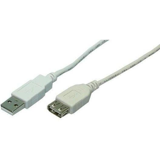 LogiLink USB A – USB A (3 m, USB 2.0), USB Kabel