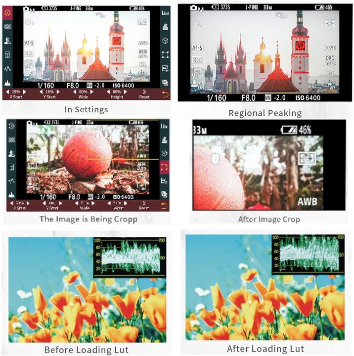 Portkeys LH7P 7 Zoll schwarz Touchscreen Monitor (7", Full HD)