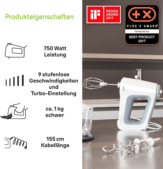 Productafbeelding Braun MultiMix 5 HM5137WH (750 W)