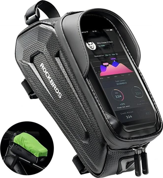 Rockbros B68 Borsa da bicicletta (1.70 l, Borsa telaio)
