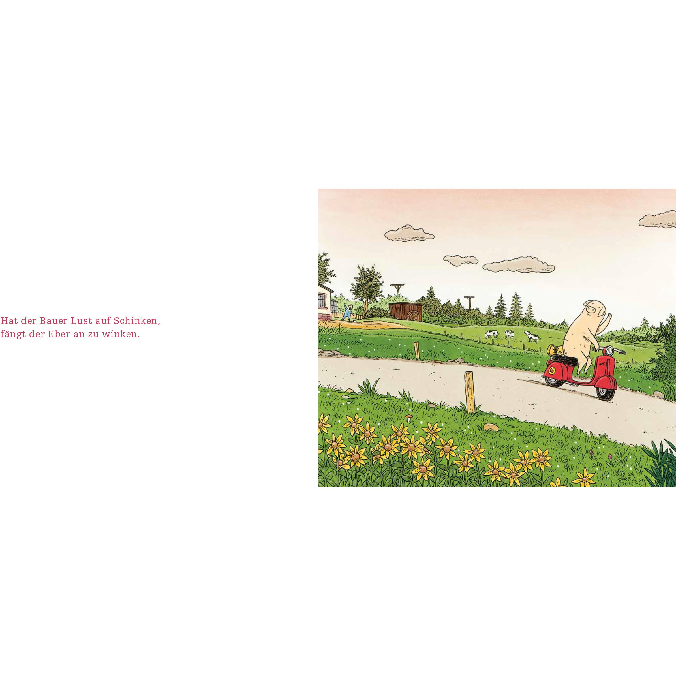 Thumbnail - Wenn die Kuh am Himmel schwirrt, Kinderbücher von Moni Port