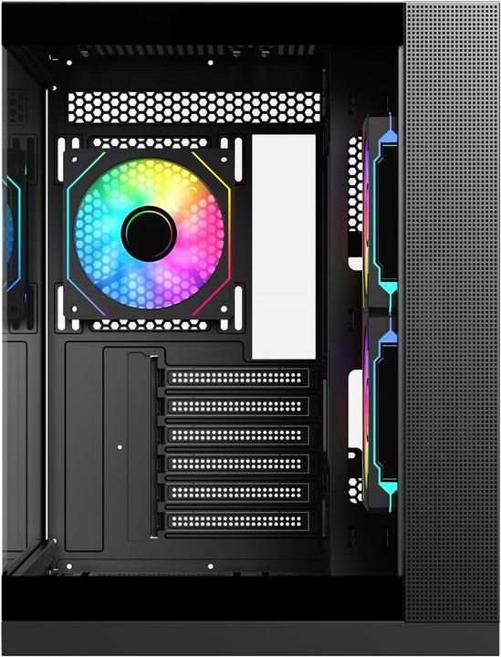 Produktbild Itek Boitier Moyen Tour ATX Dark Cave DS RGB avec panneaux vitrés (Noir) (ATX, mATX, Mini-ITX)