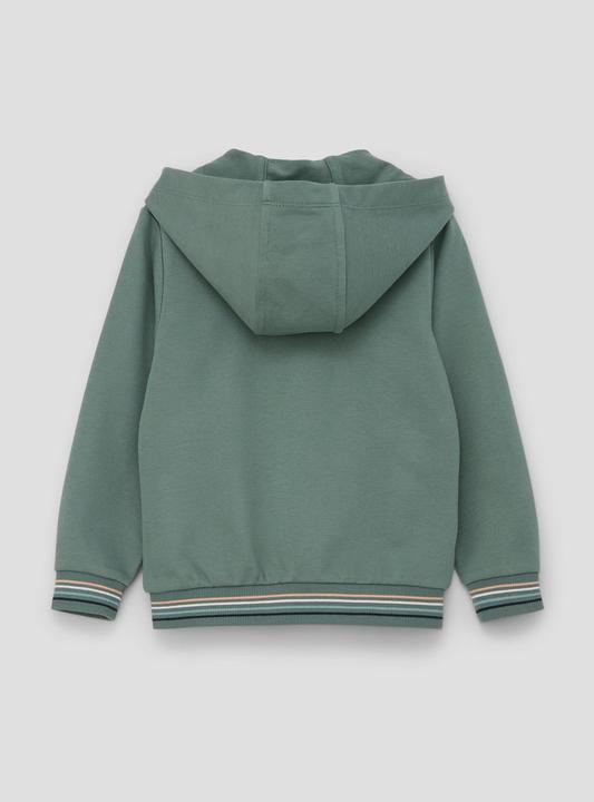Actual product image s.Oliver Sweatshirt Jacke Sweatshirt-Jacke mit Reliefprint (128, 134)