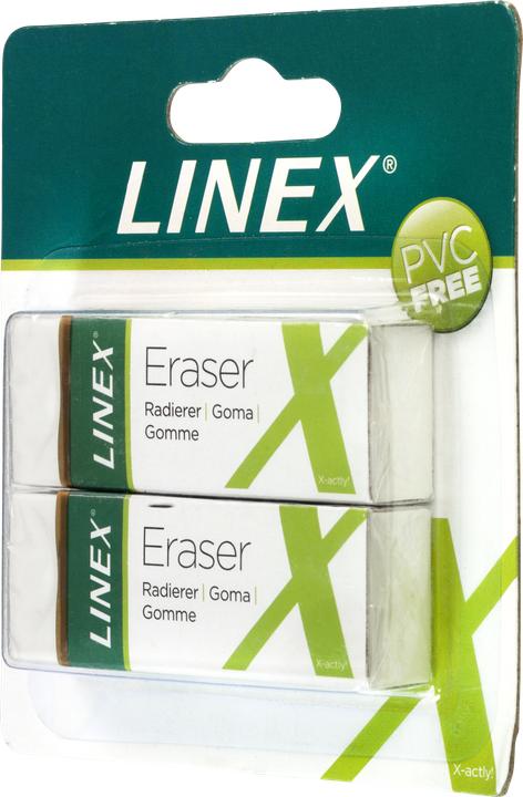 Produktbild Linex Radiergummi weiss 2 Stück