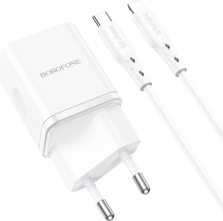 Actual product image Borofone Charger incl. Lightning cable (20 W)