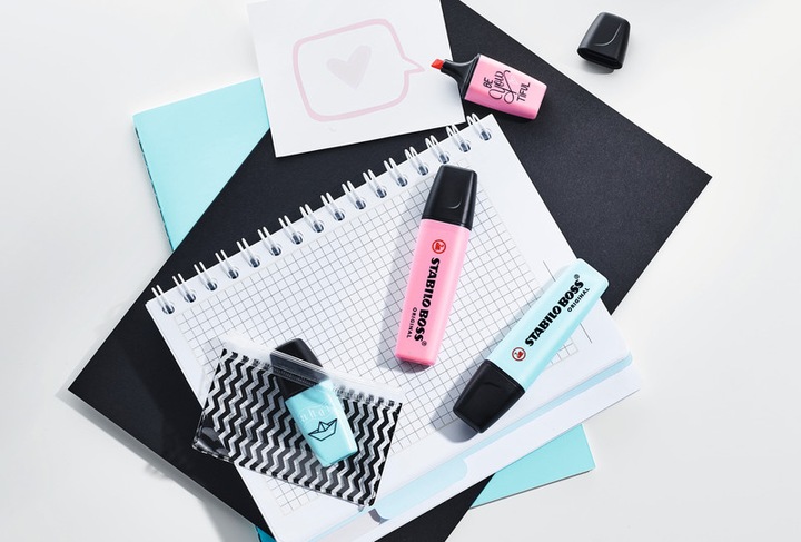 Produktbild STABILO BOSS ORIGINAL Pastel Textmarker (Pastell, 5 mm, 4 x)