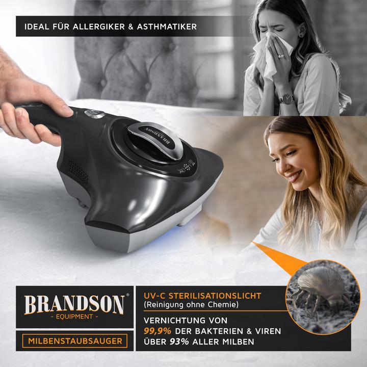 Produktbild Brandson Ersatzfilter für Milbenstaubsauger Matratzenreinigungsgerät 307708 & 303598, HEPA, Emissionsklasse A