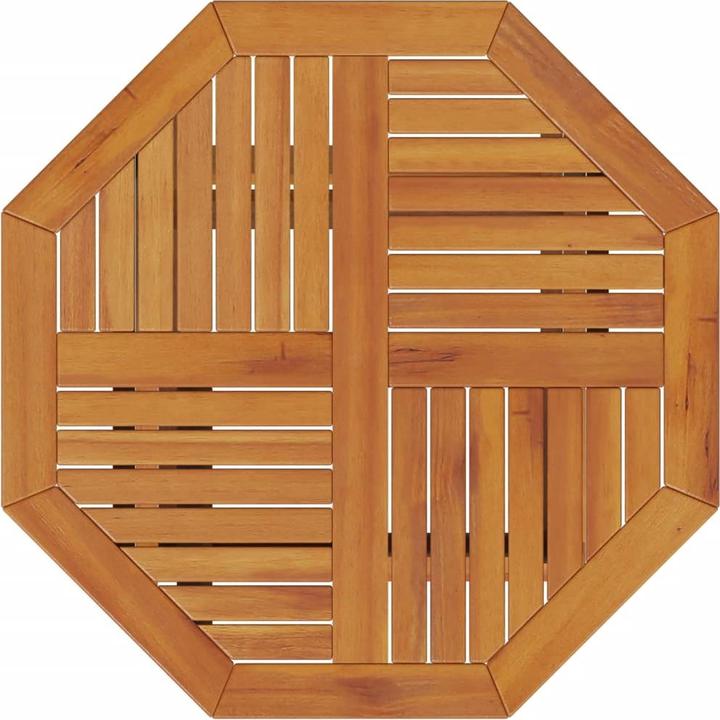 Actual product image vidaXL Gartentisch Klappbar Ø70 x 75 cm Akazie (70 cm)