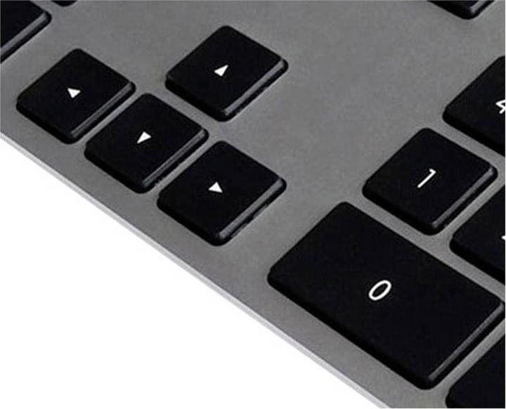 Actual product image Matias Draadloos USB-C Aluminium Toetsenbord voor Mac Duits QWERTZ Space Gray (FK418DCB-DE) (DE, Wireless)