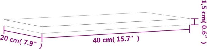 Immagine prodotto vidaXL Red willow (60 x 40 x 1,5 cm)