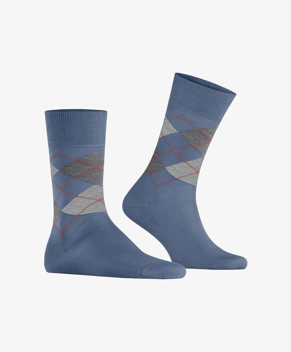 Immagine prodotto Burlington Socken "Manchester" violett gestreift (Confezione singola, 40 - 46)